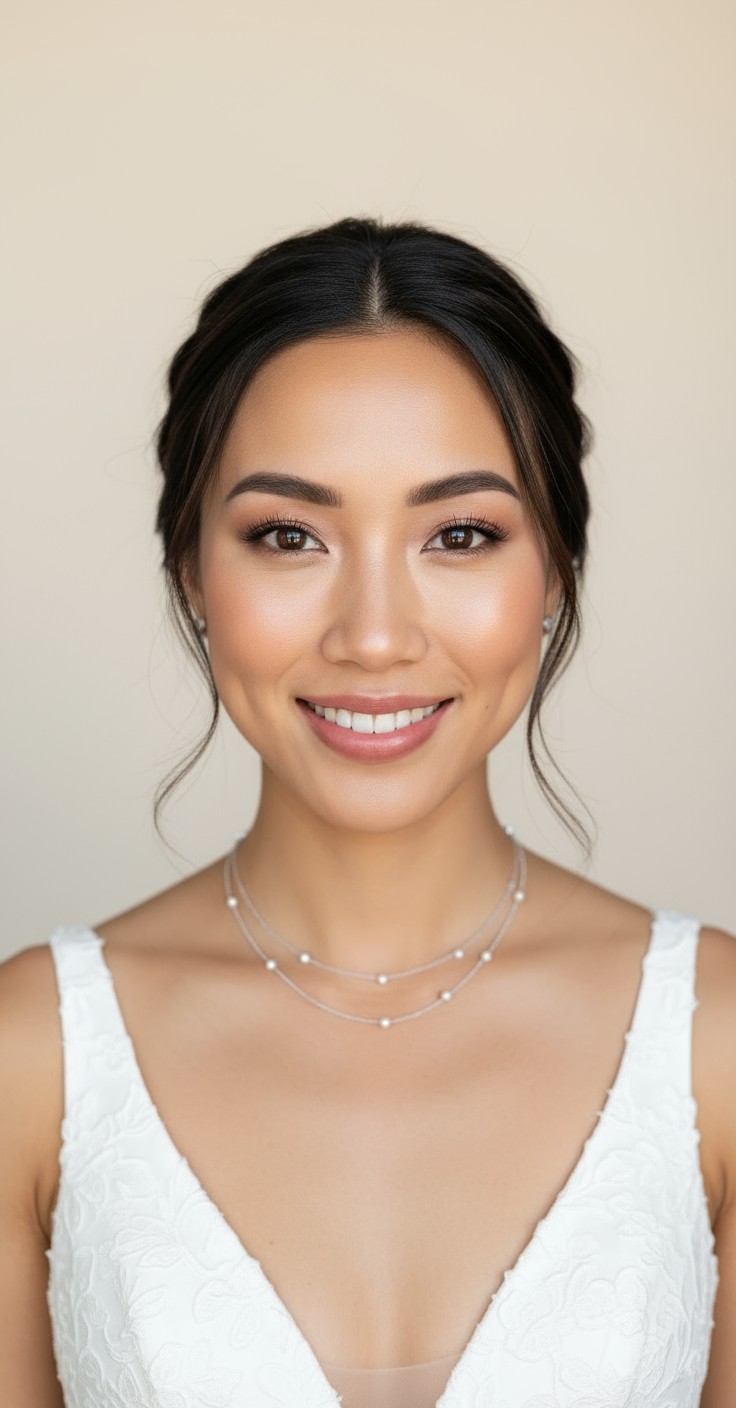 After Waterfall Braid Wedding